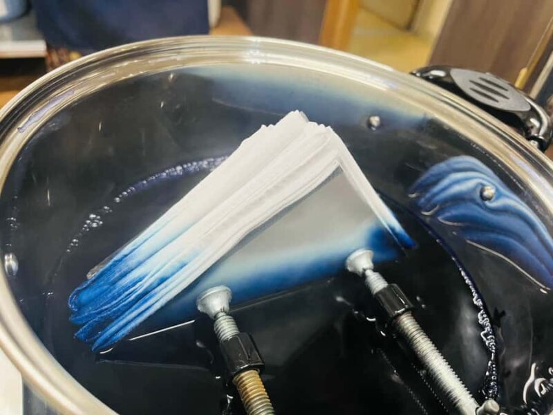 Hanakoushi Shibori Cotton Scarf Class - The Experience in Detail