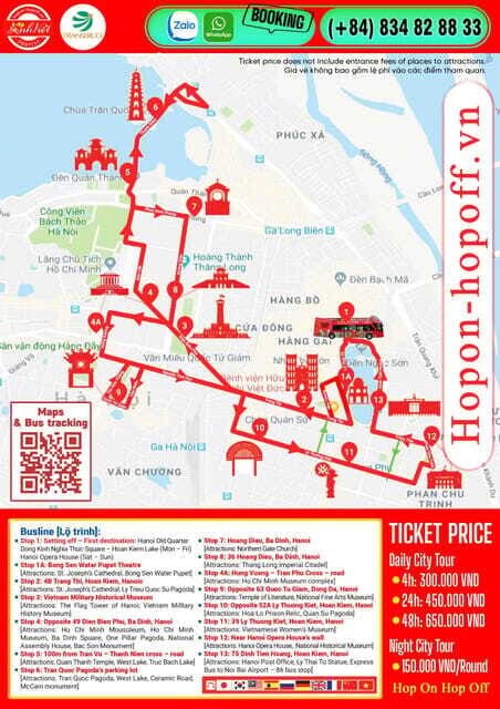 Hanoi: 1 round Hanoi City Bus Tour - The Sum Up