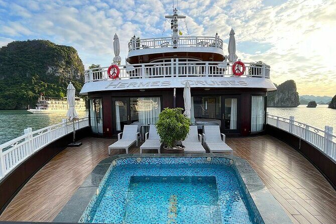 Hanoi: 2-Day Journey on 5-Star Halong Bay Hermes Luxury Cruise - Day Two: Sunrises, Caves & Relaxation