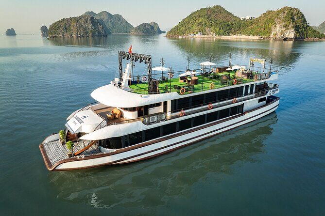 Hanoi: 5-Star Ha Long Bay Luxury Cruise with Jacuzzi & Kayak - Key Points