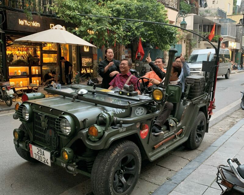 Hanoi by Night: Private City Jeep Tour and Jazz Music Club - Discovering Little Paris: French Architecture & Historic Landmarks