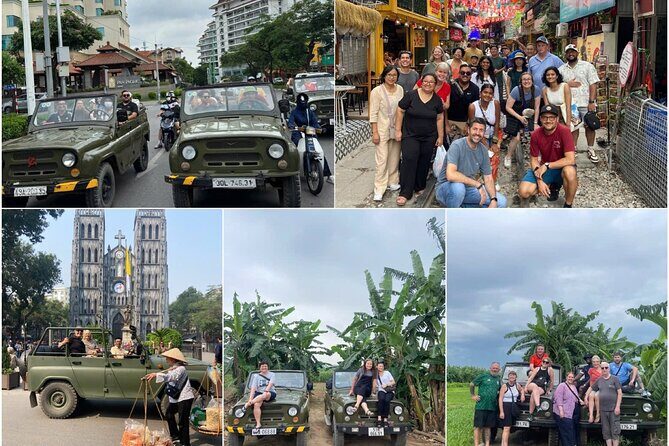 Hanoi City Jeep TourCity highlights & Countryside Banana Island - Key Points