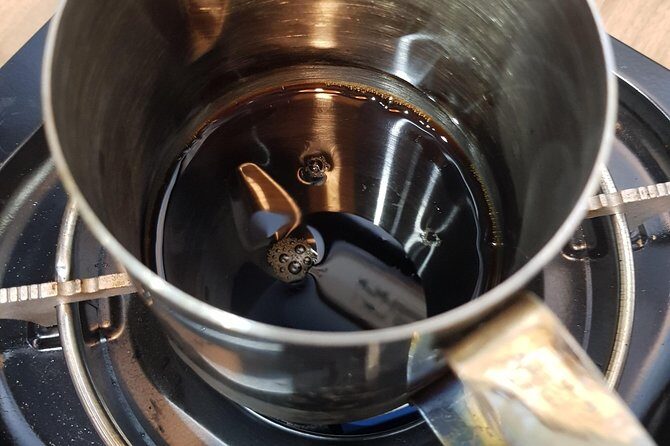 Hanoi daily egg coffee making course with local guide - Tasting & Enjoying Your Creation