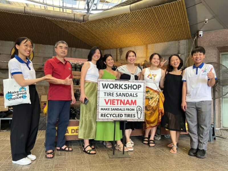 Hanoi: Tire Sandal Workshop with Crafting Experience - Introduction