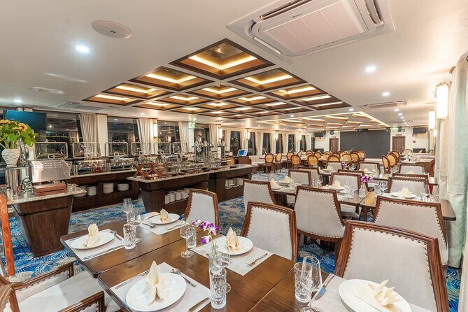 Hanoi to Ha Long Bay: Symphony Cruise with Bus , Buffet & Jacuzzi - The Sum Up