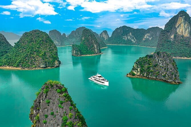 Hanoi to Halong Bay: Symphony 5-Star Cruise with Jacuzzi & Buffet - Key Points