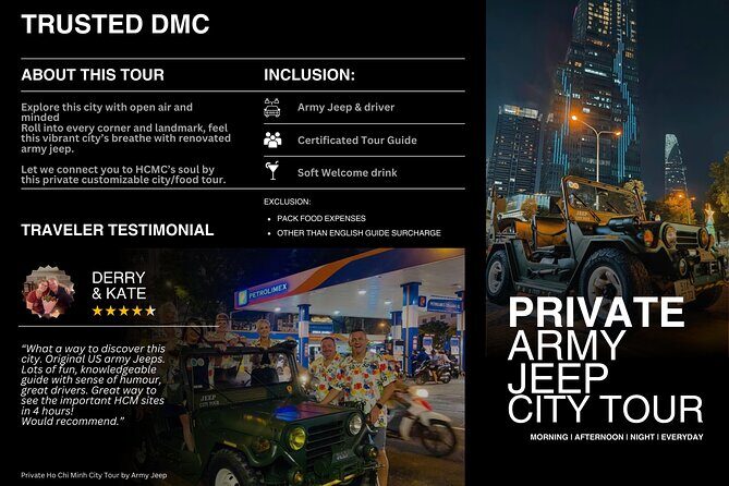 HCMC Private Jeep | Unforgettable Culture City Tour - Introduction