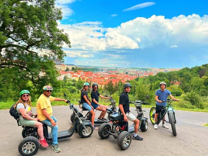 Heart of Prague tour on Tricycle electric scooter - Key Points