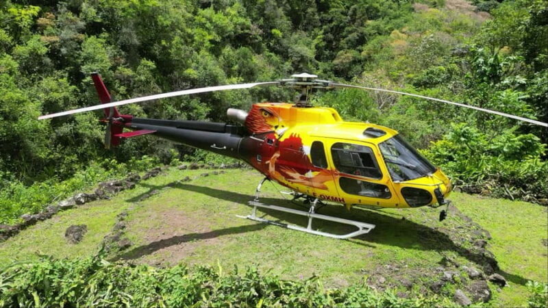 Helicopter flight over the waterfalls and basins of Reunion Island with lunch - Exploring the Helicopter Experience