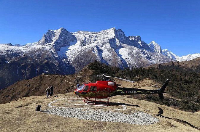 Helicopter Pick up from Syangboche to Kathmandu - The Sum Up