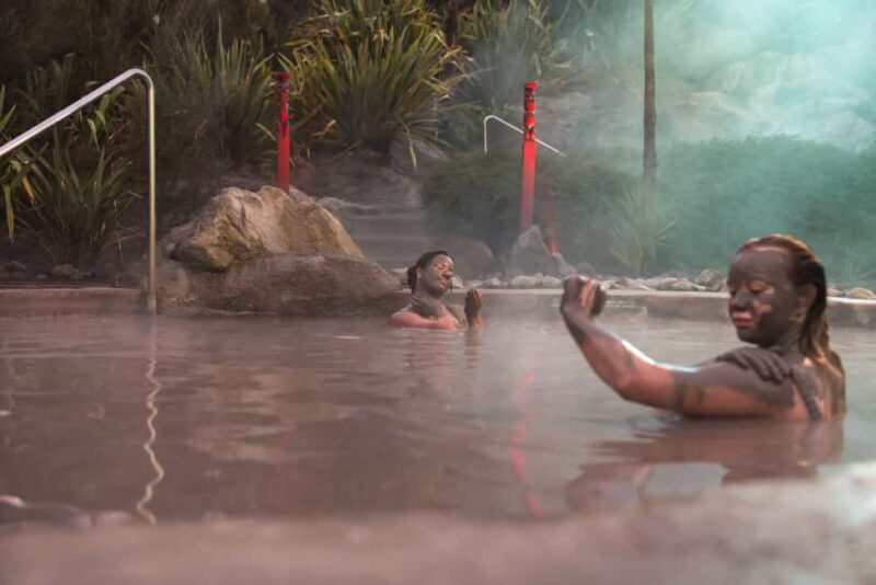 HELL'S GATE Mud Spa, Rotorua - Group Day Tour Ex Auckland - Final Stops and Return to Auckland