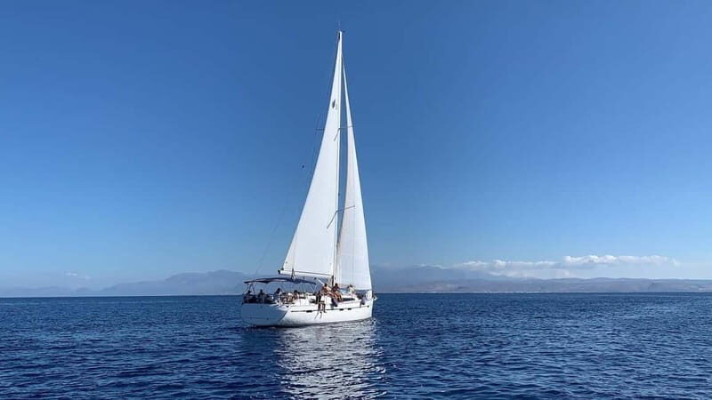 Heraklion: Sailing to Dia island with lunch on Bavaria 51 - An Authentic Crete Sea Adventure