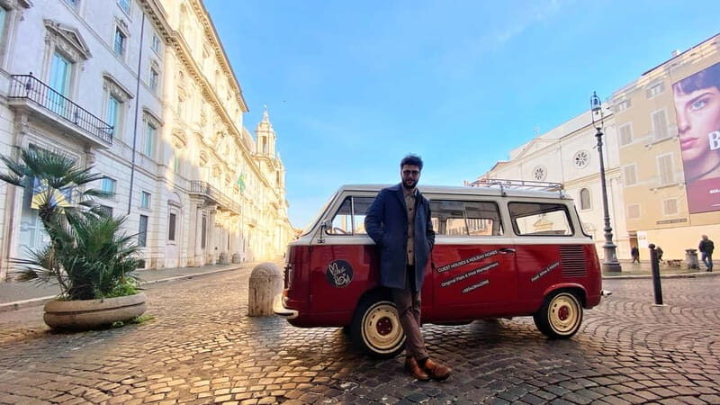 Highlights of Rome and Aperitif in a Fiat Vintage Van - A Closer Look at the Experience