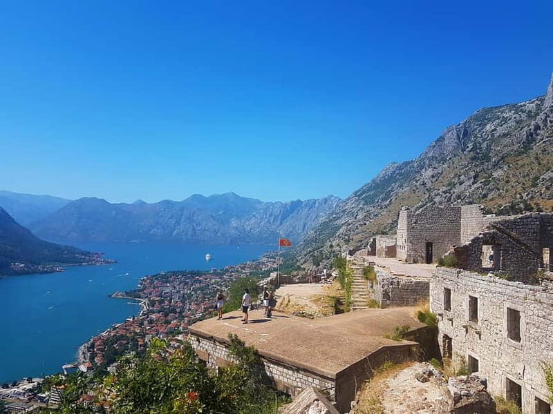 Hiking downhill Krstac to Kotor, visit San Giovanni fortress - Walking Down to Old Town Kotor