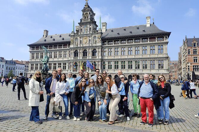 Historical Walking Tour in Antwerp Old City - De Keyserlei and Flemish Opera