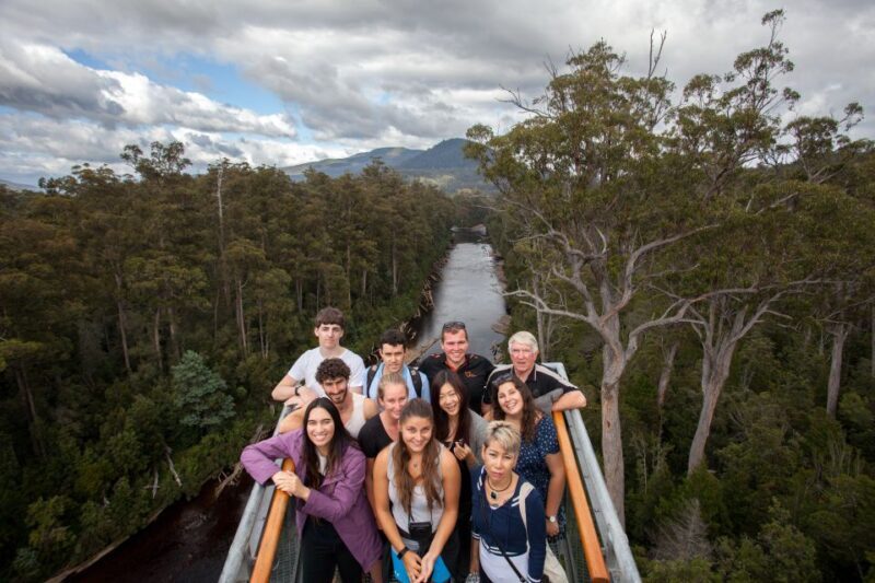Hobart: Tahune Airwalk & Hastings Caves - Active Day Tour - Key Points