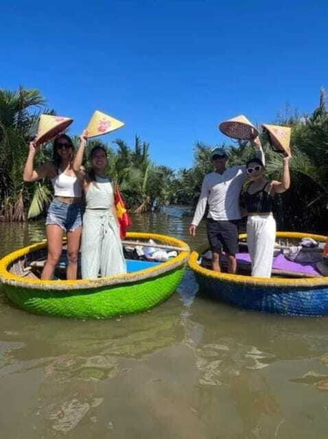 hoi-an-basket-boat-ticket-transfer-2ways-cam-thanh-village