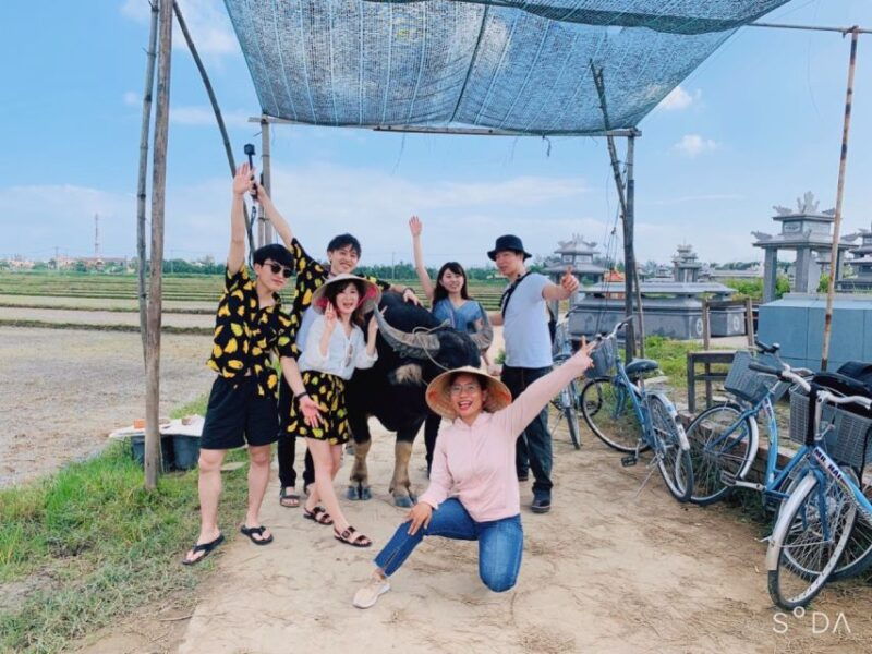 hoi-an-bike-tour-with-buffalo-riding-lantern-making-class