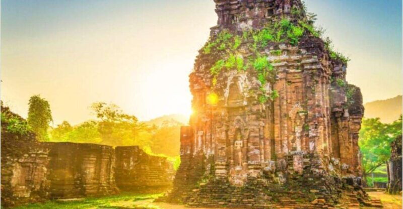 hoi-an-cooking-class-basket-boat-my-son-sanctuary-sunset