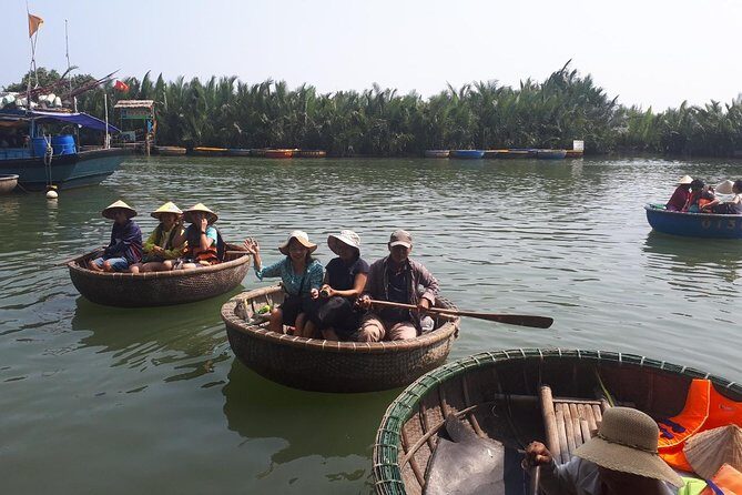 Hoian coconut basket boat ride & marble sculptor from Danang city - Authenticity and Local Support