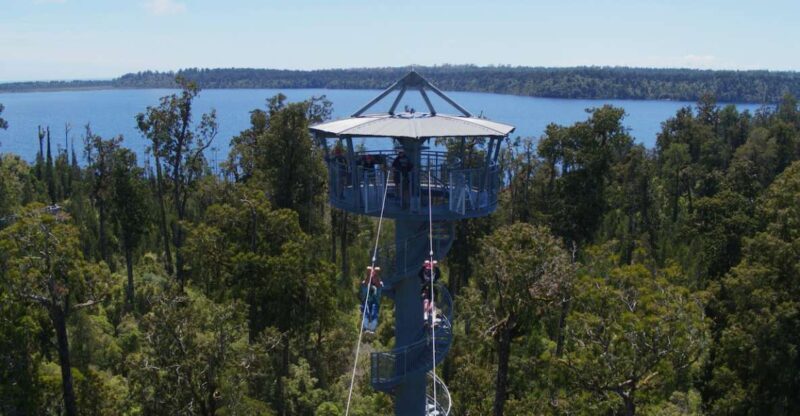 Hokitika: West Coast Tree Top Tower Zip Line and Walk - Climbing the Spiral Tower: A 106-Step Ascent with a View