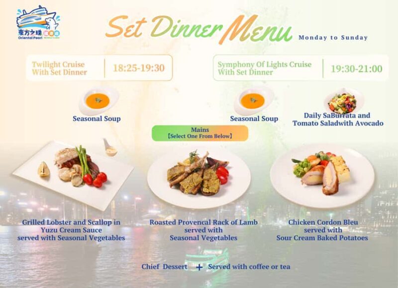 Hong Kong: Twilight or Symphony of Lights Cruise with Dinner - The Experience in Practice