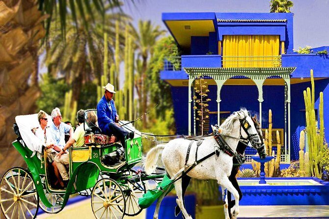Horse and Carriage Ride with Majorelle Garden - Exploring the Itinerary in Detail