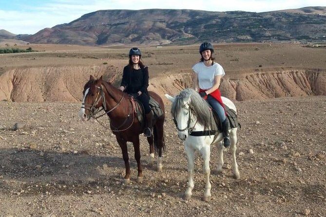 Horse back riding near Agafay desert and 2 Atlas Mountain valleys discovery - Valleys, Forests, and the Fertile Ourika