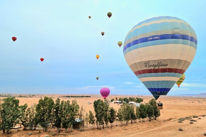 Hot air balloon flight at sunrise in Marrakech & breakfast - The Itinerary in Detail