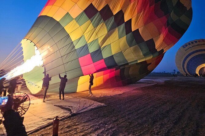 Hot Air Balloon Trip in Luxor include pick up & Transfers - Key Points