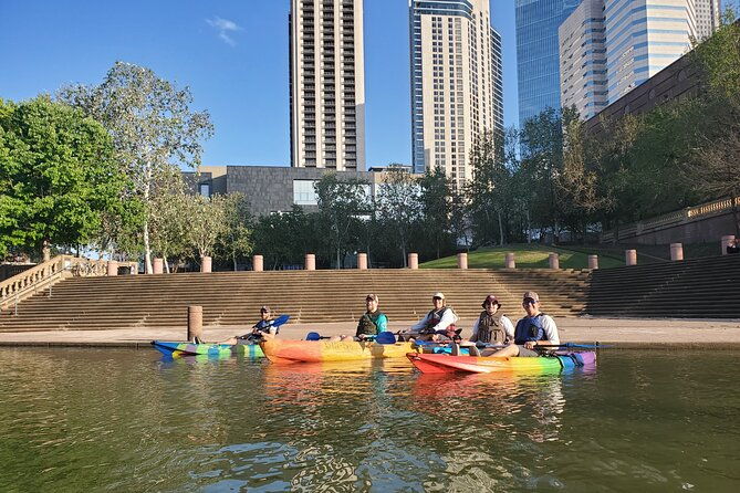 houston-sunset-skyline-kayaking-tour