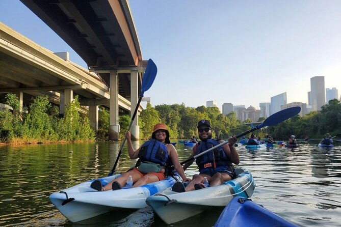 houston-sunset-skyline-kayaking-tour