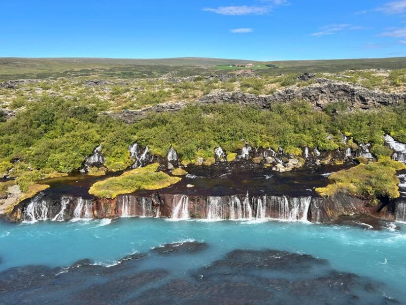 hraunfossar-barnafosshvamsvik-hot-spring-private-tour