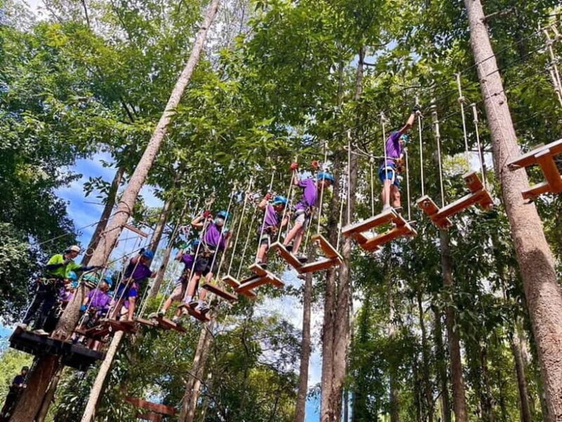Hua Hin Tree Top Zipline Adventure and Canopy Rope Challenge - Key Points
