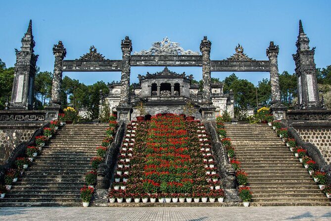 Hue Ancient Capital City Sightseeing Tour With Scenic Coastal - Thien Mu Pagoda: Peaceful Reflection on the Perfume River