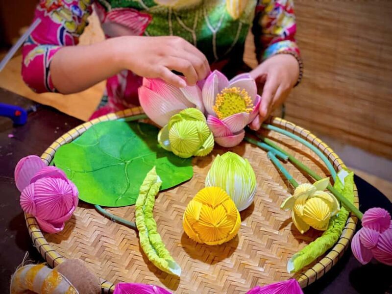 Hue: Tea Ceremony, Pagoda, and Paper Flower Workshop - Key Points