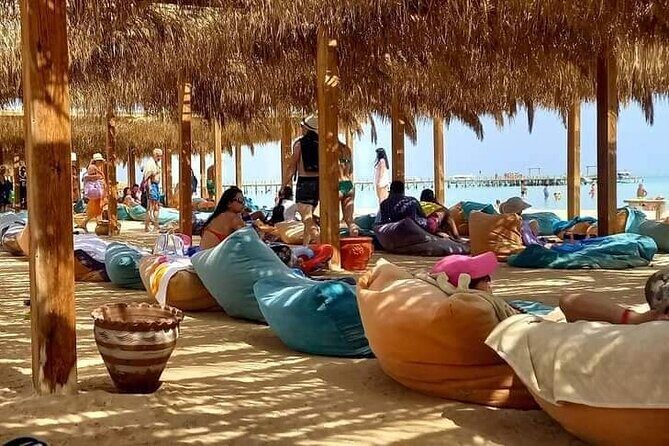 Hurghada Orange Bay VIP 2 Stops Snorkeling , water sports, Lunch - FAQ