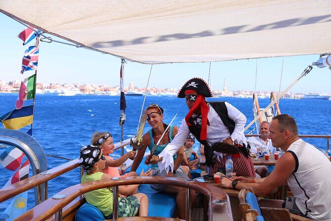 Hurghada Pirates sailing boat to Orange bay & Buffet Lunch - The Gourmet Buffet Lunch