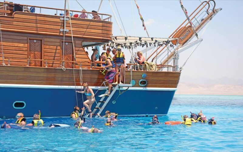 Hurghada: Pirates Sailing Boat to Orange Bay with Transfers - FAQ