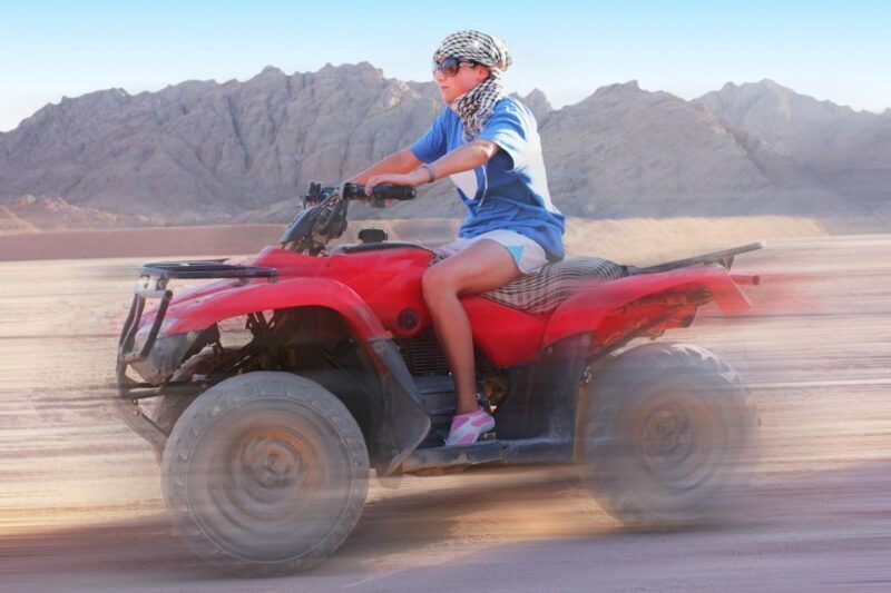 Hurghada: Quad Bike Safari, Camel Horse Ride, Dinner & Shows - An Exciting Day in the Desert