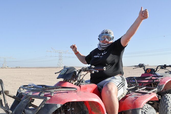 Hurghada Quad Biking, Jeep Safari, Camel Ride & Desert BBQ Dinner - Frequently Asked Questions