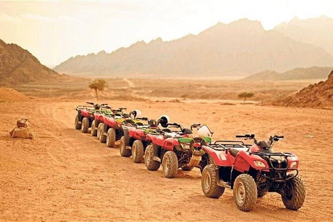 Hurghada, Red Sea sunset desert safari trip by quad bike - Key Points