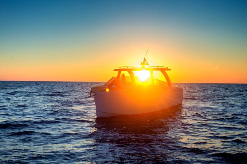 hvar-sunset-and-pakleni-islands-with-a-speed-boat