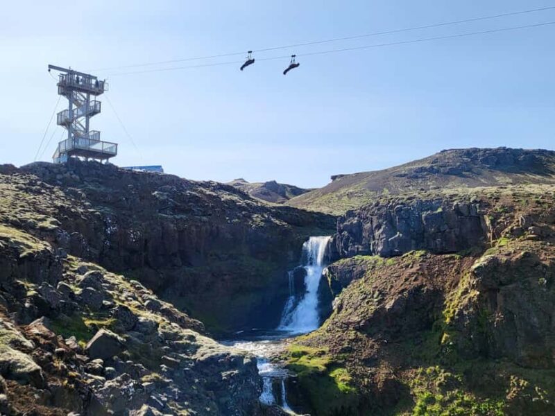 Hveragerdi: Mega Zipline Experience - The Guides and Safety