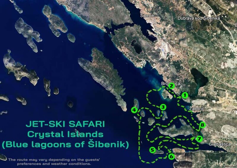 ibenik: Jet-Ski Safari Blue Lagoons of ibenik - The Itinerary: What You Can Expect from the Jet-Ski Safari