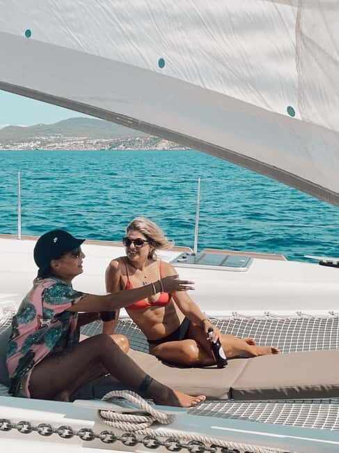 IBIZA: CATAMARAN CUEVAS CALA BASSA AND PLAYA CALA CONTE SUP PADDLE&SNORKEL - A Closer Look at the Ibiza Catamaran Tour