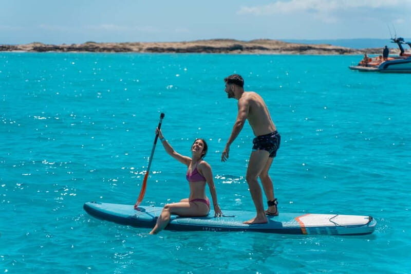 Ibiza: Formentera Boat Cruise with Paddle, Snorkel & Lunch - Key Points