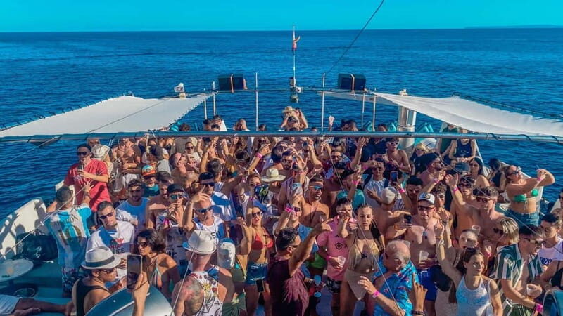 Ibiza: VIP Catamaran Party with Premium Open Bar, Paella and Club Ticket - The Experience Breakdown