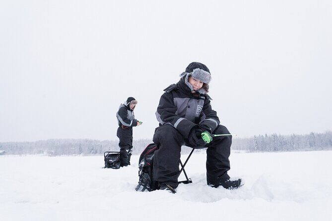 Ice Fishing on a Frozen Lake in Levi - The Value and Practical Details