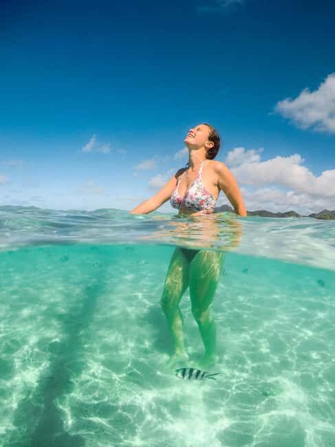 Ile aux Cerfs: The very best day by catamaran. - Key Points